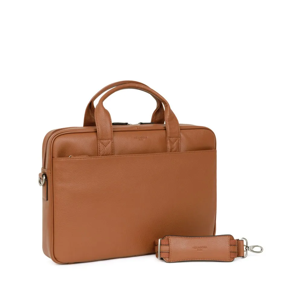 Hexagona 462544 A4 Leather Briefcase - Image 2