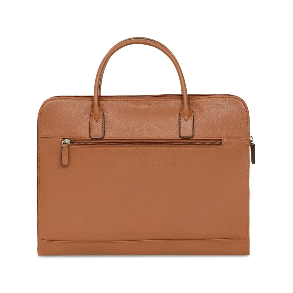 Hexagona 462695 A4 Leather Briefcase - Image 3