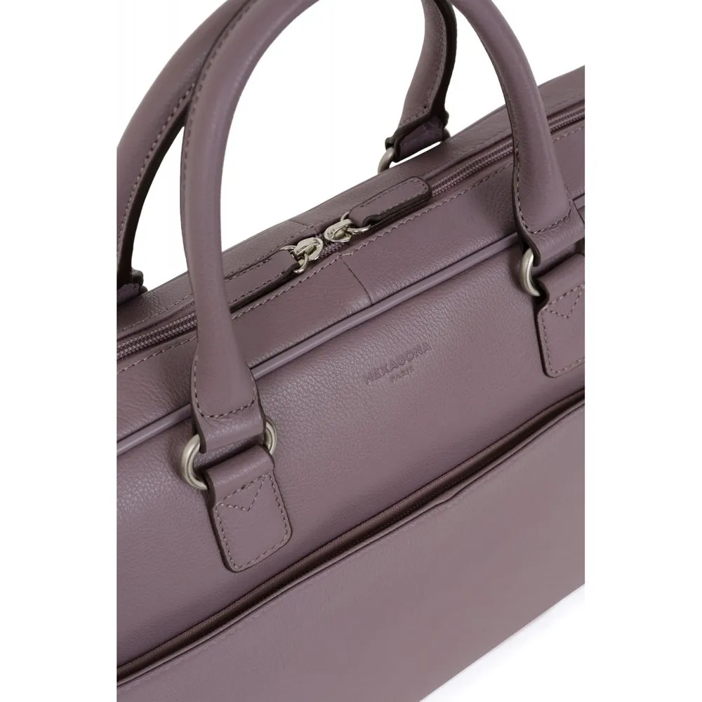 Hexagona 464764 15´´ A4 Leather Briefcase - Image 4
