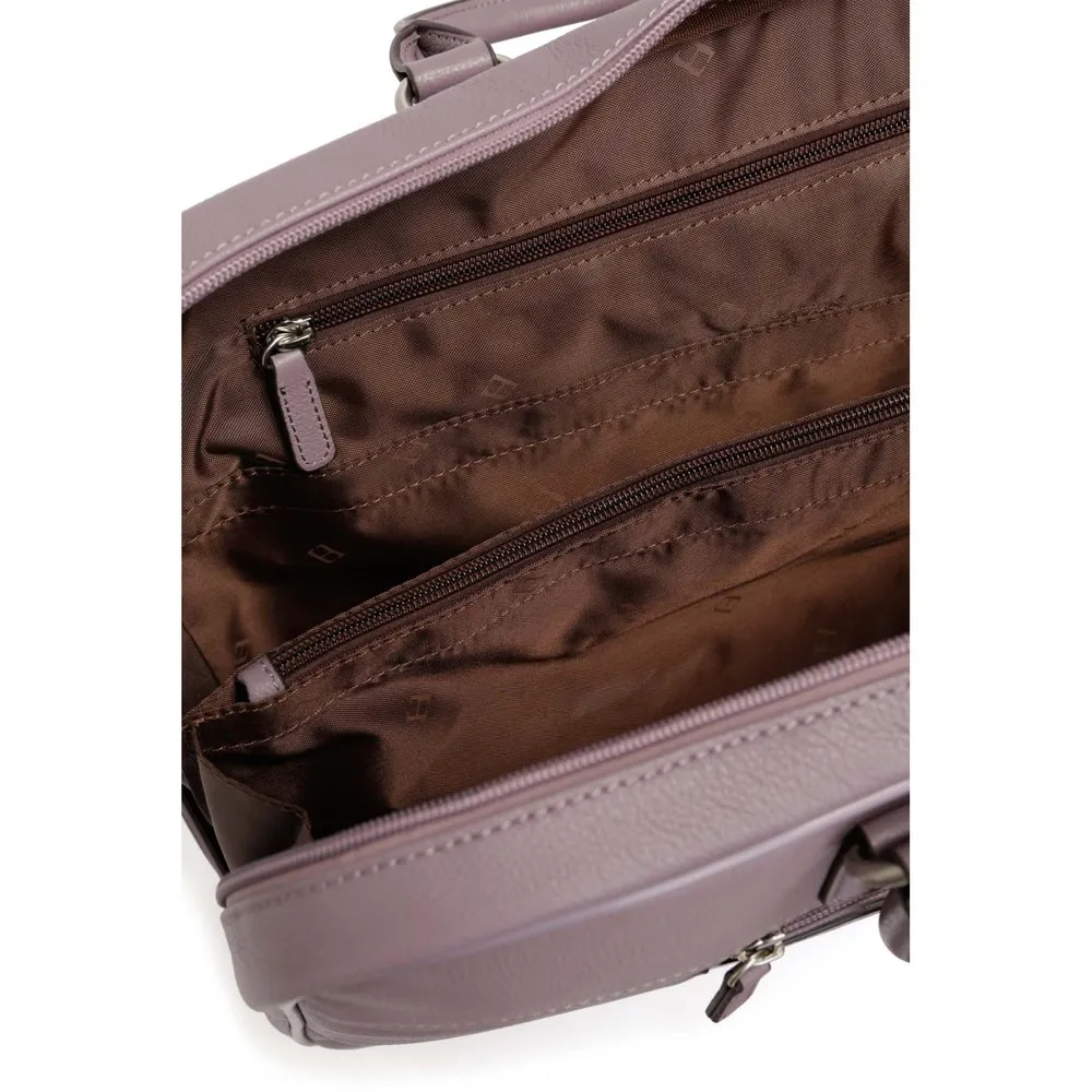 Hexagona 464764 15´´ A4 Leather Briefcase - Image 5