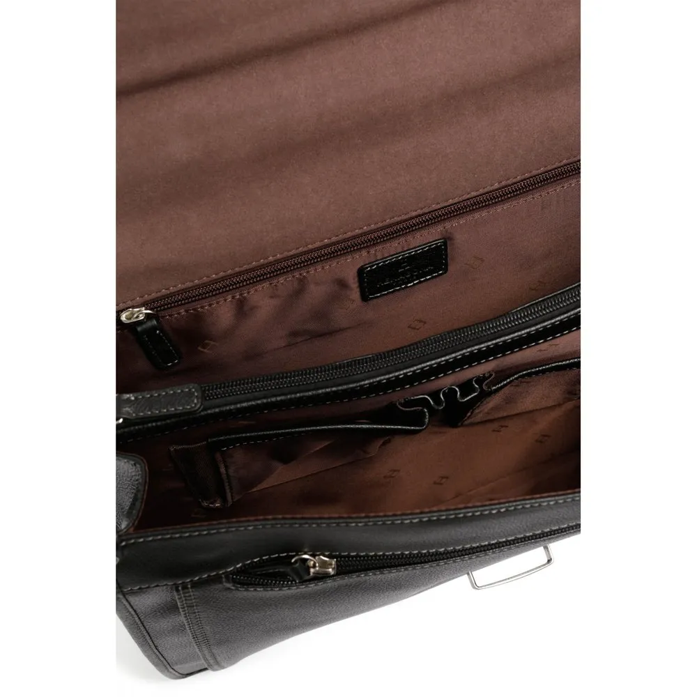 Hexagona 469537 Leather Briefcase - Image 5
