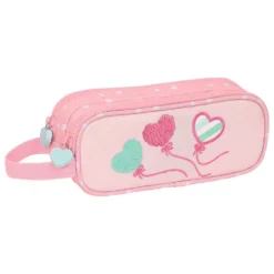 Safta Blackfit8 ´Balloons Double Recyclable Pencil Case