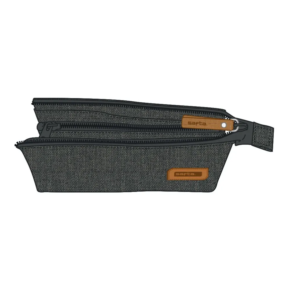 Safta Coal Triple Pencil Case - Image 2