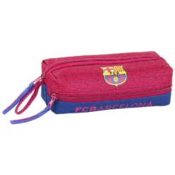Safta FC Barcelona 3 Zippers Pencil Case